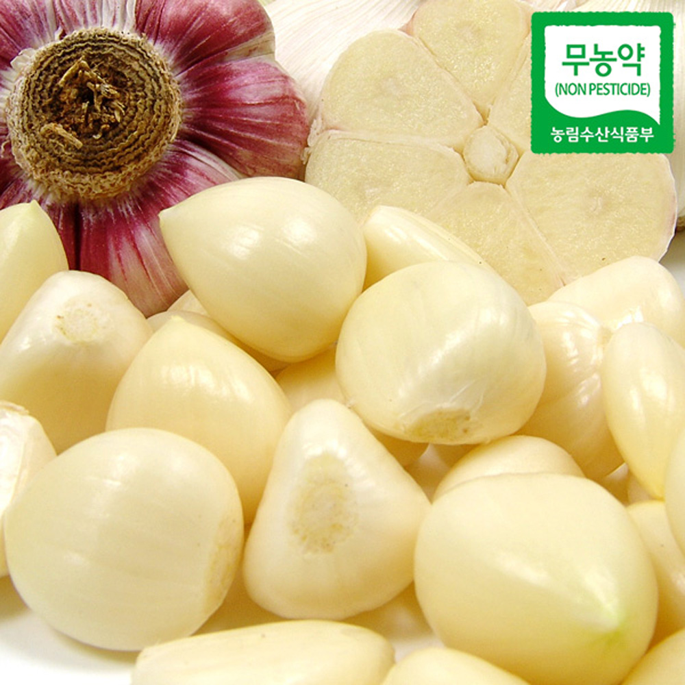 20년산 국내산 무농약 깐마늘(대) 3kg